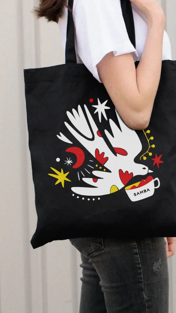 White Pigeon - Tote Bag - Image 2